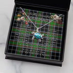 Sea Turtle Necklace To My Beautiful Soulmate Necklace In Your Eyes I Have Found My Home Clan Webster Tartan Blue Turtle Necklace