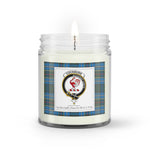 Soy Wax Candle - Buffalo Plaid Candle Clan Crest Badge Cockburn Tartan Plaid Soy Wax Candle, oil candle, candle handmade, wax candle, soy wax, nature wax, natural soy wax, natural soy candles, natural candle