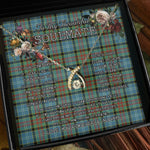 To My Beautiful Soulmate Necklace In Your Eyes I Have Found My Home Clan Paisley Tartan Wishbone Dancing Necklace