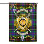 House Flag - Brodie Hunting Irish Shield Celtic Cross Tartan Garden Flag St Patrick's Day Garden Flag