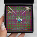 Sea Turtle Necklace To My Beautiful Soulmate Necklace In Your Eyes I Have Found My Home Clan MacIntyre Of Glenorchy Tartan Blue Turtle Necklace, Valentine Necklace Gift for Girlfriend Clan Mitchell Ancient Tartan Sunflower Pendant Necklace, Scottish Tartan Jewelry, valentine necklace, necklace girlfriend, necklace for wife, cute necklaces for girlfriend, jewelry for girlfriend, to my soulmate necklace, to my future wife necklace