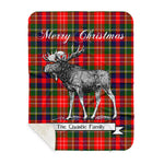 Scotstee Shop Plaid Tartan Blanket With Moose Clan Christie Plaid Blanket, plaid blanket australia,plaid blanket canada,plaid christmas blanket,plaid fleece sherpa blanket,plaid sherpa blanket canada,plaid sherpa blanket lipstick,plaid sherpa blanket pink,plaid sherpa blanket queen