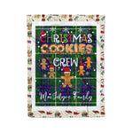 Personalized Gift Tartan Plaid Blanket Clan MacIntyre Hunting Modern With Christmas Cookie Baking Crew Christmas Gift Blanket, Plaid Blanket, Christmas Fleece Blanket, Christmas Blanket, Tartan Blanket, Scottish Blanket, Scotland Blanket, Family Name Blanket, Custom Blanket, Personalized Blanket