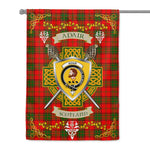 House Flag - Adair Irish Shield Celtic Cross Tartan Garden Flag St Patrick's Day Garden Flag