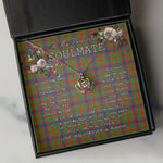 To My Beautiful Soulmate Necklace In Your Eyes I Have Found My Home Clan Kinninmont Tartan Crown Pendant Necklace