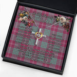 To My Beautiful Soulmate Necklace In Your Eyes I Have Found My Home Clan Crawford Ancient Tartan Cross Dancing Necklace