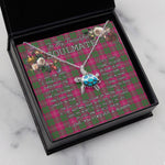 Sea Turtle Necklace To My Beautiful Soulmate Necklace In Your Eyes I Have Found My Home Clan Crawford Modern Tartan Blue Turtle Necklace