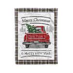 Tartan Blanket Vintage Red Truck with Christmas Tree Family Scottish Clan Little Arisaid plaid blanket, red plaid blanket, buffalo plaid blanket, green plaid blanket, plaid fleece blanket, blue plaid blanket, red tartan blanket, tartan plaid blanket, black and white plaid blanket, , christmas plaid blanket, orange plaid blanket, tartan plaid throw blanket, pink plaid blanket, brown plaid blanket, buffalo check blanket