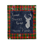 Scotstee Shop Tartan Plaid Christmas Fleece Blankets Clan Skene Plaid Blanket