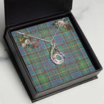 To My Beautiful Soulmate Necklace In Your Eyes I Have Found My Home Clan Whitelaw Tartan Rising Phoenix Necklace
