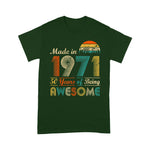 Vintage 1971 Made in 1971 50th birthday 50 years old Gift Birthday Shirt For 50th Birthday Shirt mens vintage 1971 t shirt - Scotstee Shop