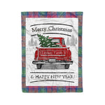 Tartan Blanket Vintage Red Truck with Christmas Tree Family Scottish Clan Lindsay Ancient plaid blanket, red plaid blanket, buffalo plaid blanket, green plaid blanket, plaid fleece blanket, blue plaid blanket, red tartan blanket, tartan plaid blanket, black and white plaid blanket, , christmas plaid blanket, orange plaid blanket, tartan plaid throw blanket, pink plaid blanket, brown plaid blanket, buffalo check blanket