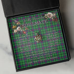 To My Beautiful Soulmate Necklace In Your Eyes I Have Found My Home Clan Duncan Modern Tartan Crown Pendant Necklace