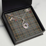 To My Beautiful Soulmate Necklace In Your Eyes I Have Found My Home Clan Stewart Hunting Weathered Tartan Rising Phoenix Necklace