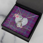 Rising Phoenix Necklace - Valentine Necklace Clan Jackson Tartan Gift for Girlfriend, Gift for My Wife Rising Phoenix Necklace