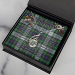 To My Beautiful Soulmate Necklace In Your Eyes I Have Found My Home Clan MacKenzie Dress Modern Tartan Rising Phoenix Necklace
