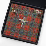 To My Beautiful Soulmate Necklace In Your Eyes I Have Found My Home Clan MacLean Of Duart Tartan Cross Dancing Necklace
