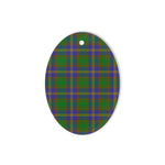 Strange Of Balcaskie Tartan Oval Ornaments, Christmas Tree Ornament, Plaid Christmas Ornaments, Ceramic Oval Christmas Tree Decoration, Tartan Oval Ornaments, Christmas Tree Ornament, Plaid Christmas Ornaments, Ceramic Oval Christmas Tree Decoration