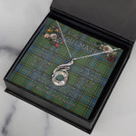 To My Beautiful Soulmate Necklace In Your Eyes I Have Found My Home Clan MacMillan Hunting Ancient Tartan Rising Phoenix Necklace