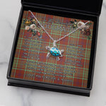 Sea Turtle Necklace To My Beautiful Soulmate Necklace In Your Eyes I Have Found My Home Clan MacGillivray Ancient Tartan Blue Turtle Necklace