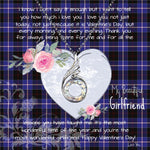 Rising Phoenix Necklace - Valentine Necklace Clan Dunlop Tartan Gift for Girlfriend, Gift for My Wife Rising Phoenix Necklace