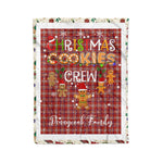 Personalized Gift Tartan Plaid Blanket Clan Pennington With Christmas Cookie Baking Crew Christmas Gift Blanket, Plaid Blanket, Christmas Fleece Blanket, Christmas Blanket, Tartan Blanket, Scottish Blanket, Scotland Blanket, Family Name Blanket, Custom Blanket, Personalized Blanket