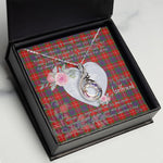 Rising Phoenix Necklace - Valentine Necklace Clan Fraser Tartan Gift for Girlfriend, Gift for My Wife Rising Phoenix Necklace