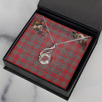 To My Beautiful Soulmate Necklace In Your Eyes I Have Found My Home Clan Moubray Tartan Rising Phoenix Necklace