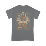 Vintage April 1981 Shirt 40 Years Old 40th Birthday Birthday Shirt Funny 40th Birthday T Shirts - Scotstee Shop