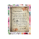 Scotstee Shop - Scotstee Shop Fleece Blanket Personalized gift Daughter Letter To My Daughter From Mom Mother Day Gifts fleece blanket
