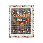 Personalized Gift Tartan Plaid Blanket Clan Craig Ancient With Christmas Cookie Baking Crew Christmas Gift Blanket, Plaid Blanket, Christmas Fleece Blanket, Christmas Blanket, Tartan Blanket, Scottish Blanket, Scotland Blanket, Family Name Blanket, Custom Blanket, Personalized Blanket