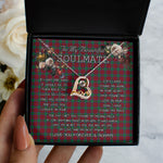 To My Beautiful Soulmate Necklace In Your Eyes I Have Found My Home Clan Lindsay Modern Tartan Forever Love Necklace