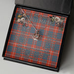 To My Beautiful Soulmate Necklace In Your Eyes I Have Found My Home Clan Hamilton Ancient Tartan Crown Pendant Necklace