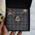To My Beautiful Soulmate Necklace In Your Eyes I Have Found My Home Clan Clergy Purple Tartan Forever Love Necklace