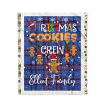 Products Personalized Gift Tartan Plaid Blanket Clan Elliot With Christmas Cookie Baking Crew Christmas Gift Blanket, Plaid Blanket, Christmas Fleece Blanket, Christmas Blanket, Tartan Blanket, Scottish Blanket, Scotland Blanket, Family Name Blanket, Custom Blanket, Personalized Blanket