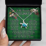 Sea Turtle Necklace To My Beautiful Soulmate Necklace In Your Eyes I Have Found My Home Clan Erskine Hunting Tartan Blue Turtle Necklace, Valentine Necklace Gift for Girlfriend Clan Mitchell Ancient Tartan Sunflower Pendant Necklace, Scottish Tartan Jewelry, valentine necklace, necklace girlfriend, necklace for wife, cute necklaces for girlfriend, jewelry for girlfriend, to my soulmate necklace, to my future wife necklace