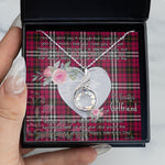 Rising Phoenix Necklace - Valentine Necklace Clan Little Tartan Gift for Girlfriend, Gift for My Wife Rising Phoenix Necklace