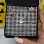 To My Beautiful Soulmate Necklace In Your Eyes I Have Found My Home Clan Grey Douglas Tartan Wishbone Dancing Necklace