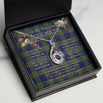 To My Beautiful Soulmate Necklace In Your Eyes I Have Found My Home Clan Colquhoun Tartan Rising Phoenix Necklace