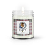 Soy Wax Candle - Buffalo Plaid Candle Clan Badge Borthwick Tartan Plaid Soy Wax Candle, oil candle, candle handmade, wax candle, soy wax, nature wax, natural soy wax, natural soy candles, natural candle
