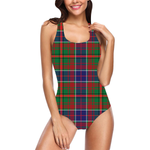 Scotstee Shop Women Swimsuite Clan Adam Ancient Tartan Sexy One Piece Swimsuit