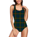 Scotstee Shop Women Swimsuite Clan Aiton Hunting Tartan Plaid Sexy One Piece Swimsuit