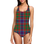 Scotstee Shop Women Swimsuite Clan Adam Ancient Tartan Sexy One Piece Swimsuit