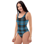Scotstee Shop Women Swimsuite Clan Angus Ancient Tartan Plaid Sexy One Piece Swimsuit