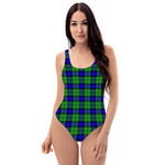 Scotstee Shop Women Swimsuite Clan Armstrong Tartan Plaid Sexy One Piece Swimsuit