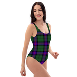 Scotstee Shop Women Swimsuite Clan Armstrong Modern Tartan Plaid Sexy One Piece Swimsuit