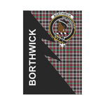 Scotstee Shop Borthwick Tartan Garden Flag - Flash Style