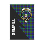 Scotstee Shop Sempill Tartan Garden Flag - Flash Style