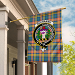 Scotstee Shop Buchanan Ancient Tartan Flag Clan Badge Tartan House Flag