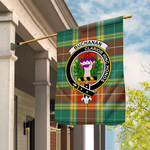 Scotstee Shop Buchanan Old Sett Tartan Flag Clan Badge Tartan House Flag